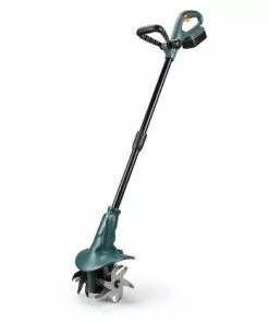 FISHTEC Motobineuse Electrique Sans Fil 18V Avec Batterie - 4 Fraises Largeur De Travail 20 CM