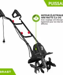 Motobineuse électrique 1050W - 16 Lames - 32cm – 22cm Profondeur De Travail - Accouplement Anti-blocage - Interrupteur De Sécurité - BRAST Motobineuse électrique 1000W + -Promos Motobineuse et accessoire Boutique 18316301 5