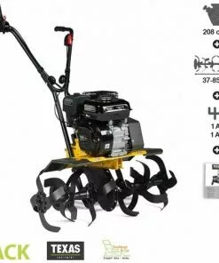 Motobineuse Thermique Puissante 5,6cv 2 Vitesses 3 Largeurs De Travail Jusqu'à 85cm TEXAS Lilli 534TG - Noir