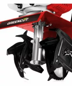 Motobineuse à Essence 2 Temps 65cc 3,7cv, Largeur Travail 30cm, Profondeur 15cm, Surface De Travail Recommandée 30m2, 4 Couteaux - Greencut GTC130X -Promos Motobineuse et accessoire Boutique 2803483 3