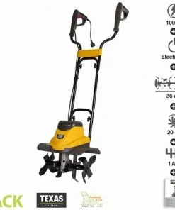 Motobineuse électrique 1000 Watts Largeur Travail 36cm Texas ELTEX1000 - Jaune