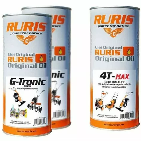 RURIS Pack Huile Mise En Route Et Entretien Moteur Motoculteur Motobineuse - Orange 2 RURIS Pack Huile Mise En Route Et Entretien Moteur Motoculteur Motobineuse - Orange – Image 2