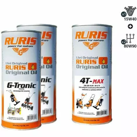 RURIS Pack Huile Mise En Route Et Entretien Moteur Motoculteur Motobineuse - Orange 3 RURIS Pack Huile Mise En Route Et Entretien Moteur Motoculteur Motobineuse - Orange – Image 3