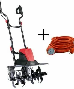 2CV MOTOCULTEUR MOTOBINEUSE ELECTRIQUE SCHEPPACH MTE460 + CÂBLE EXTENSION 20 MT