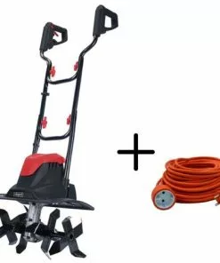1,4CV MOTOCULTEUR MOTOBINEUSE ELECTRIQUE SCHEPPACH MTE380 + CÂBLE EXTENSION
