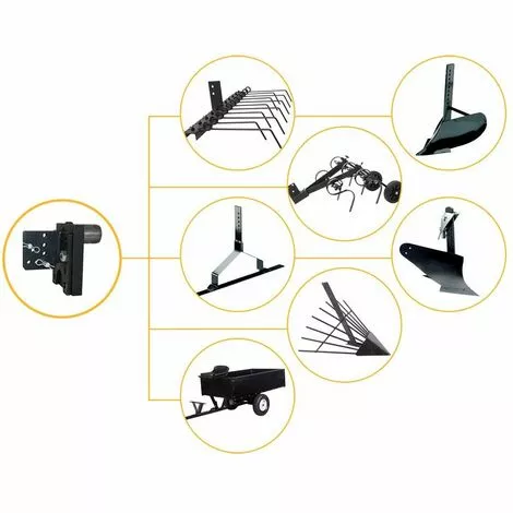 Liaison Pour Motobineuse Texas PRO TRAC 1350BE - Noir 3 Liaison Pour Motobineuse Texas PRO TRAC 1350BE - Noir – Image 3