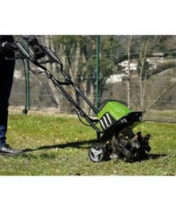 OXEO Motobineuse électrique 1400W - 6 Fraises En Acier - 40cm - Labourer - Retourner - Biner La Terre -Promos Motobineuse et accessoire Boutique 51264957 5