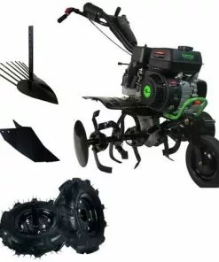 Motobineuse Thermique 4 Temps Professionnelle 208cc 7cv 90cm + Kit Agricole + Arrache Patates - Kapotha 7CV