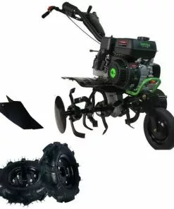 Motobineuse Thermique 4 Temps Professionnelle OHV 208cc 7cv 90cm + Kit Agricole - Kapotha 7CV